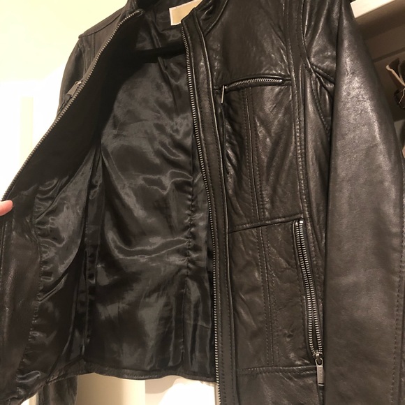 Michael Kors Leather Jacket XS - Picture 5 of 5